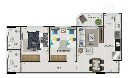 Imagem 30 de 30 de Apartamento Com 2 Dormitórios À Venda, 57 M² Por R$ 300.000 - Vila Guilhermina - Praia Grande/sp - Ap4570