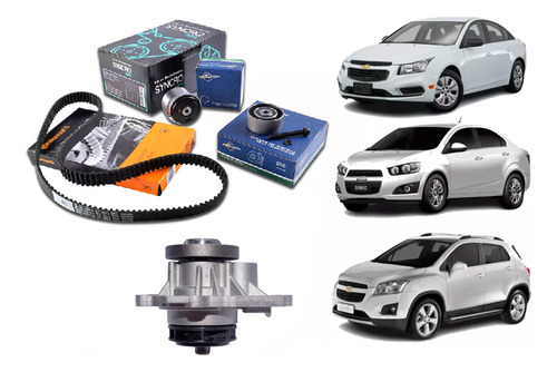 Kit Distribucion Chevrolet Sonic 1.6 2012 2016 + Bomba Agua