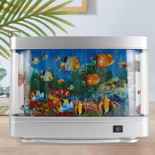 Lámpara De Acuario De Fondo Móvil Artificial Tropical