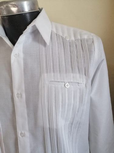 Imagen 3 de 5 de Guayabera De Lino Asturias M/c Mayakim