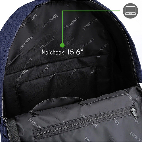 Imagen 5 de 10 de Mochila Himawari 0422 Con Monedero