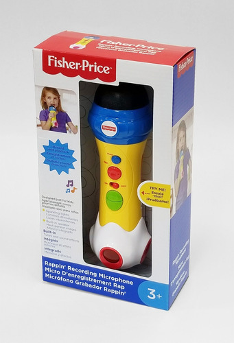 Super Micrófono Grabación Rap Infantil Fisher Price (1739)