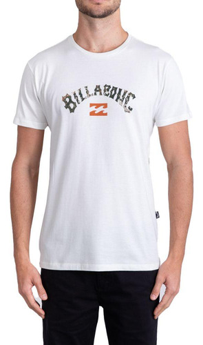 Camiseta Billabong Arch Fill Camo Plus Size Off White