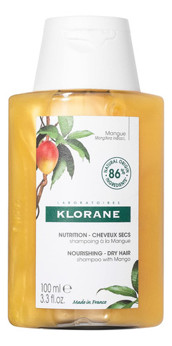 Champú Nutritivo Klorane Con Mantequilla De Mango, 100 Ml, T