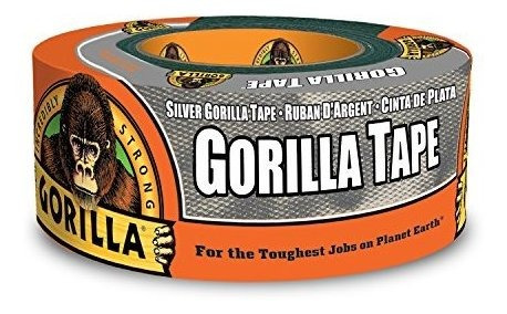 Gorila Tape Duct Tape Silver 188 X 12 Yd Silver Pack De 1