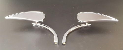 Espejos Chrome Rad Para Harley Y Japonesas