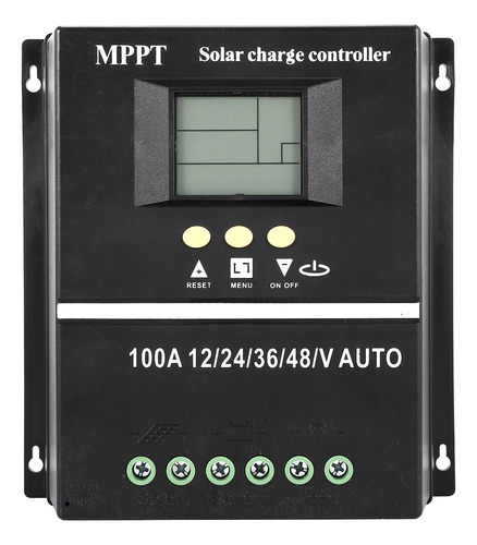 Controlador De Carga De Panel Solar Automático Pwm 100a 12v