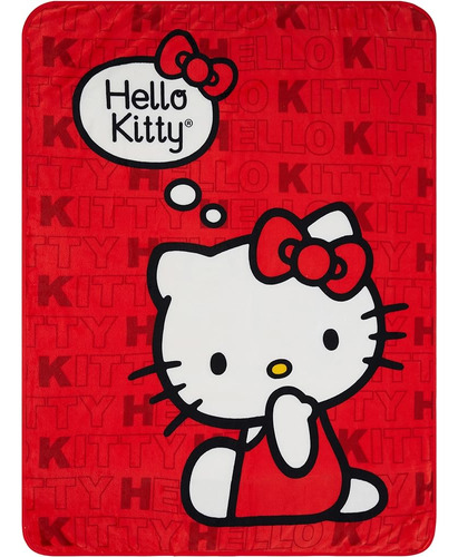 Northwest Hello Kitty Fleece Throw Blanket - Hello Kitty Plu