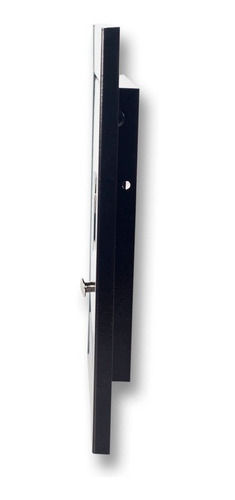 Caixa Correio Carta Linear Preta + Visor Água E Luz
