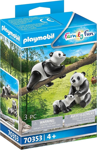 Playmobil - Family Fun Pandas Con Cachorro