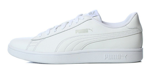 Tenis Casual Puma Smash V2 L Blanco 365215 07 Original!