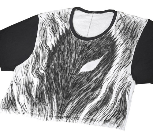 Imagen 3 de 6 de Remera Croptop Guts Flames Berserk Manga Anime Caustico