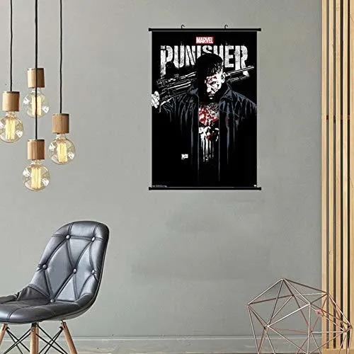 Hanging Mar-vel Series Colgador De Póster Rollo De Tela Dib