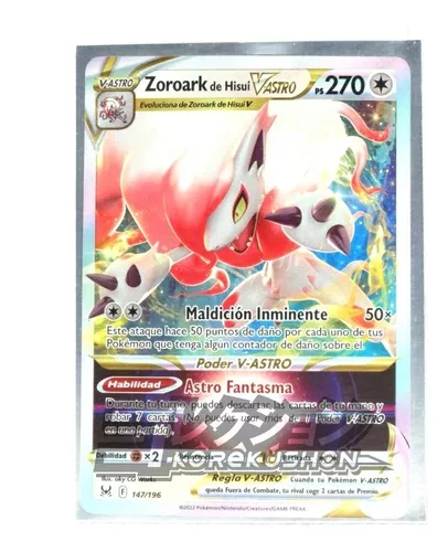 Zoroark de Hisui-V-ASTRO / Hisuian Zoroark-VSTAR (147/196)