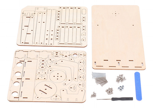 Construcción Brazo Robot Juguete Hidráulico Madera Modelo Me