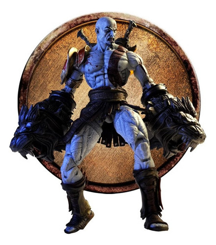 Figura De Acción De Kratos De Neca, De God Of War 3, De Ghos