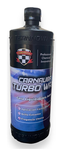 Cera Líquida Auto Carnauba Turbo Wax 1 Litro Ternnova