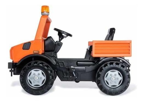 Rolly Toys Tractor De Pedales Unimog Service 038237 Color Naranja