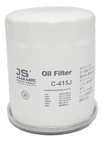 Filtro De Aceite Brilliance Fsv 1.5 Gasolina 2012 - 2014