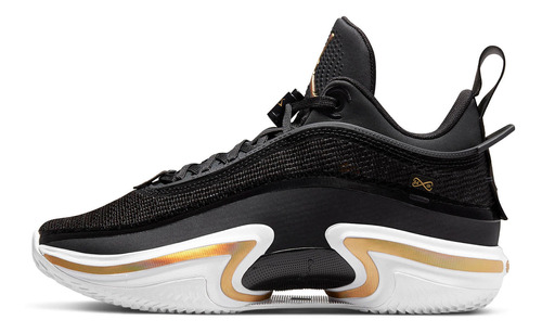 Zapatillas Jordan 36 Low Pf Black Gold Urbano Dh0832-071   