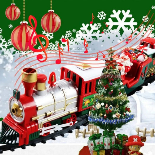 I Trem De Decoração De Árvore De Natal Com Luz E Música