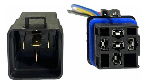 Socket Relay Impermeable Arnes Conector Relevador 5 Pin 12v