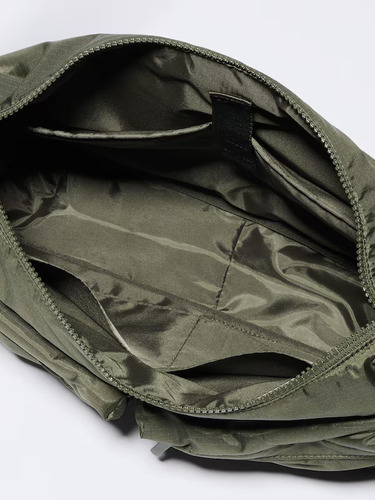 Bolso Con Bolsillo Uniqlo Nuevo Original Verde Oscuro