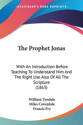 Libro The Prophet Jonas: With An Introduction Before Teac...
