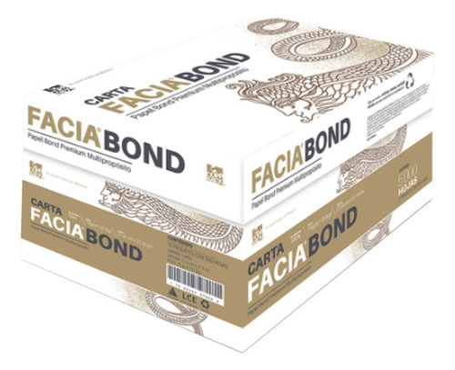 Caja Papel Bond Facia Bond Carta Color Blanco Gratis Envío