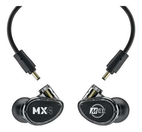 Mee Audio Mx4 Pro Auriculares In Ear De Cuádruple Driver Color Negro