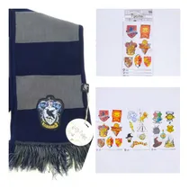 Comprar Bufanda Harry Potter Oficial Ravenclaw Combo + Sticker Gryff Combo Bufanda Mas Sticker