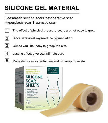A Parche For Eliminar Cicatrices Con Cinta De Gel De