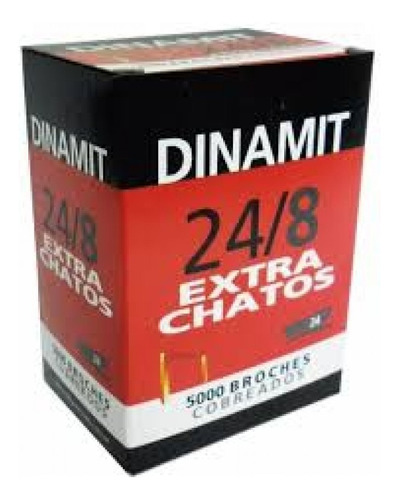 Broche Dinamit Extra Chato 24/8 X 5000