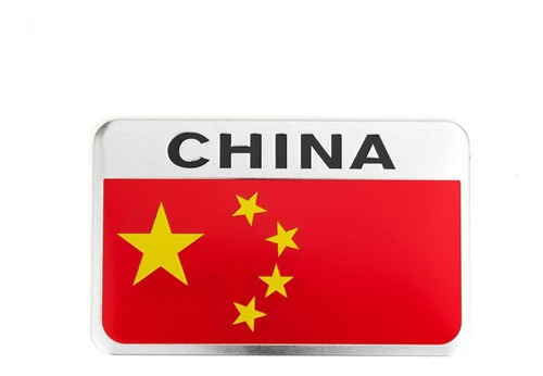 Emblema Logo Bandera China Autos Motos Etc