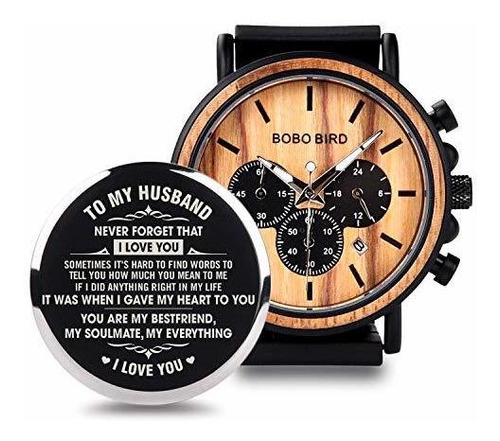 Reloj De Pulsera Para Hombre, Personalizable, Grabado De Mad