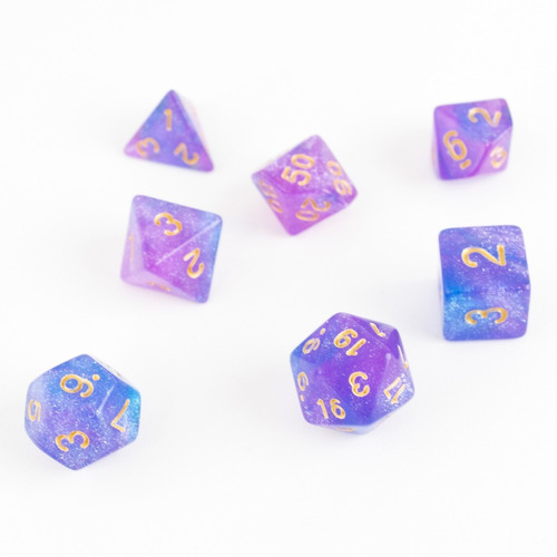 Imagen 1 de 3 de Set De 7 Dados Para Rol - Godlike Armor