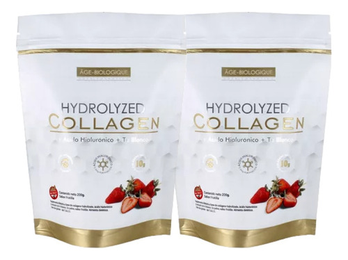 Colageno Hydrolizado Polvo 200g Doypack Age Biologique X2