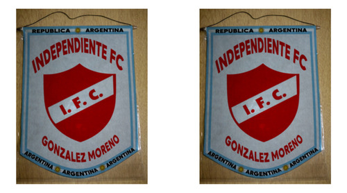 Banderin Grande 40cm Independiente Fc Gonzalez Moreno