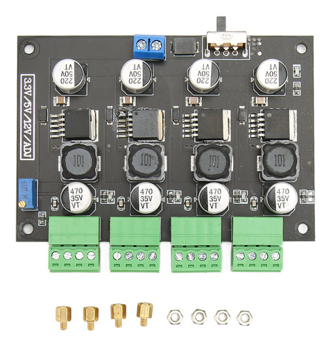 Módulo De Fuente De Alimentación Multicanal Lm 2596 De Conmu