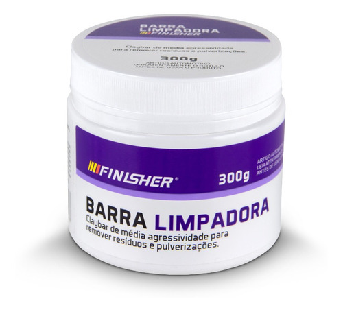 Clay Bar Barra Limpadora Finisher 300g