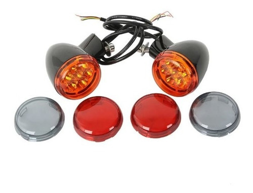 Par Direccionales Harley Davidson Led 