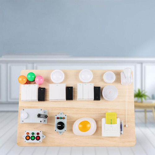 Accesorio De Tablero Ocupado, Aprendizaje Ligero Montessori