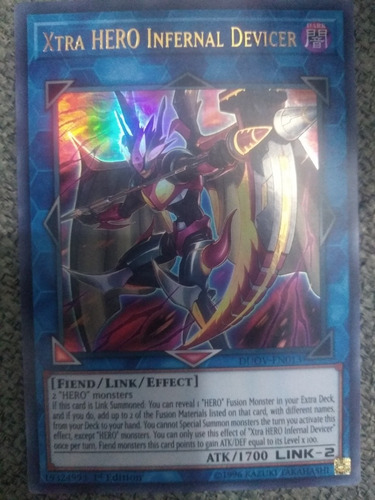 Xtra Hero Infernal Devicer Ultra Rare Yugioh