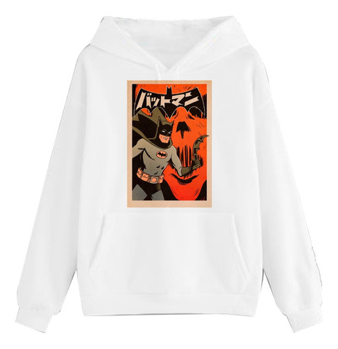 Buzo Canguro Algodon Batman Secret History Comic Unisex