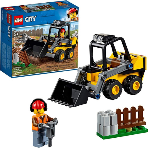 Lego City 60219 Retrocargadora 88 Piezas