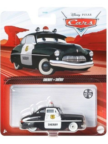 Cars - Sheriff - Metal - Original Mattel -