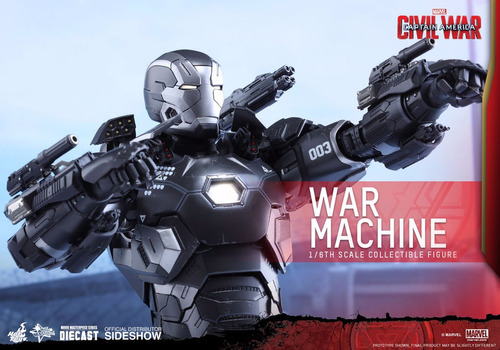 War Machine Civil War Mark 3 Hot Toys Guerra Civil Ironman