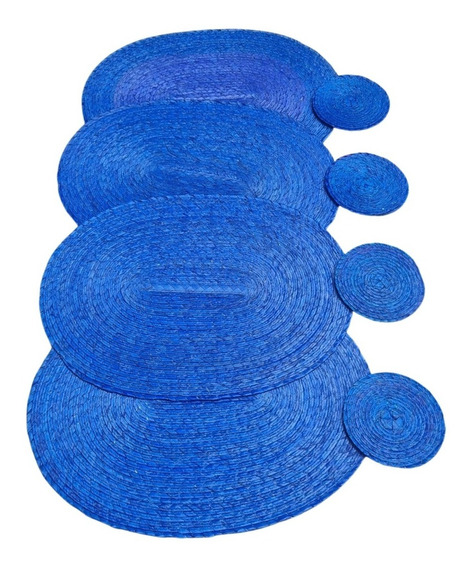30 X 45 Cm 3008725 Poisson Esprit Maison De Vacances Azul Mantel Individual Fibra Papel 