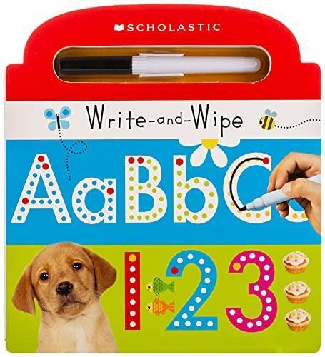 Write And Wipe Abc 123: Scholastic Early Learners (write And
