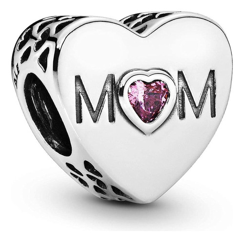 Charm Pandora Corazon Mom 791881cz Pa95